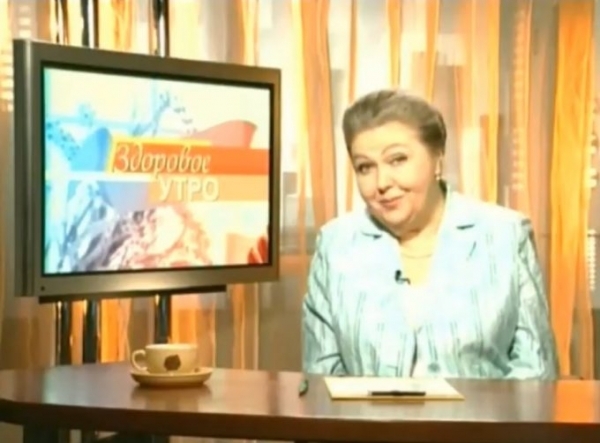 Юлия Белянчикова в программе «Здоровое утро»